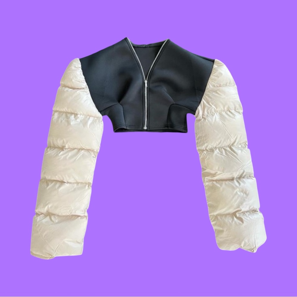SOLDDD 🔥🙌🏾 Fly Girl Puffer Crop Jacket